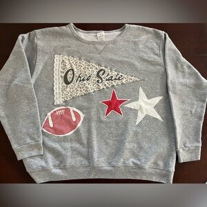Gray Ohio State Pennant Sweatshirt